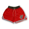 Short shorts de verão bordado malha casual de secagem rápida Quarter calças soltas Running Basketball Workout