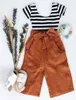 2019 Kids Girls Clothes Set Spring Autumn Children Vêtements Ensembles de vêtements à manches courtes T-shirtpants High Waices 2Pieces Tracksuit1638764