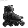 Inline Roller Skates Roller Skating-Skating-Schuhe Erwachsene Kinderkinder volle Inline-Skates-Skates-Anfänger und Frauen verstellbare 4-Rad-Skates Y240410