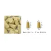 10pcs / lot en bois naturel Couettes bouteille de bouteille de vin bouffées de bière bouteille de bière