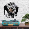 Zegar ścienny na wysokim obcasie nowoczesny design 3D Wall Art Decor do hazardu House Creative Vinyl Record Watch Watch Unikalne prezenty