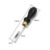 SkIver artisanal en cuir French Edger Skiving Machine Cutool Tool Sharp Beveling 4/6/8 / 10 mm de largeur de largeur avec poignée d'ébène polie