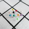 100PCS Multi-color Push Pins Round Head Map Tacks for Maps Calendar Whiteboard Fabric Making DIY Sewing Pin Needles