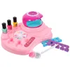 Kits de arte unhas conjuntos de brinquedos kit de kit de menina para crianças unhas infantil plástico engraçado