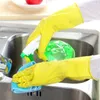 Gants chauds longs en caoutchouc de cuisine outil de nettoyage de lavage de lavage des plats de lavage gants gants en latex gantelets outil propre de cuisine