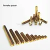 25pcs Solid Brass Copper M3 Hex Column Standoff Support M-F F-F Male-Female Female Spacer Screw Bolt Nut PCB Board M3x5-40+6mm