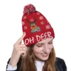 2020 19 Designs LED Christmas Hat Sweater knitted Beanie Christmas Light Up Knitted Hat for Kid Adult For Christmas Party