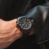Montre-bracelets Megir Business Luxury Montres Men Top Brand Brand en acier inoxydable Afficier Luminal Sports Chronograph Quartz Wristwatch Male 2156