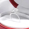 Pierścienie opaski Smyoue 18k Splanowany 2/3ct nawilżający pierścionek Diamentowy Diamentowy odpowiedni do damskiej owalnej wzór Cuting Małże Małże Pasek Wedding Pasek 925 Srebrny J240410