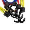 3st bilcykelbagage bungee cords motorcykelbungie remmar latex spännbälten stark elastisk bindning med metall två krokar