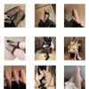 SOCKS Designers Lüks çorap seksi çoraplar siyah beyaz rahat nazik boyutlu orta tüp çorapları rahat ve nefes alabilen yüksek kaliteli taytlar all-maç