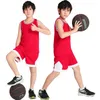 Skolbasketlag Jersey Tops Shirt Sports Wear Uniform Kids Boys Team Basketball Jersey Suits kan anpassas namn Numbe