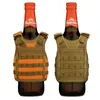 Couverture de bouteille de bière tactique mini-bière gilet en conserve boisson bière de bière personnalisée décor de bar molle