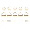 Triangle 10 / 20pcs D anneau Cadre photo Crochets suspendus Miroir de peinture à l'huile Gol