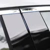 CARRO PIANO PIANO DE PILO DE POSTOS NEGROS Postagens de janela Torda de molduras da janela para Kia Optima K5 2020 2021 2022 Acessórios Peças externas