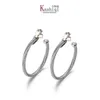 Earring Dy ed Thread Earrings Women Fashion Versatile White Gold and Silver Plated Needle Popular Accessories Selli289q