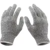 Anti-cut handskar Safety Cut Proof Working Glove Man Kitchen Butcher Cut Heat Stab Resistant Fire Handhandskar Hållbart självförsvar