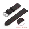 Watch Bands Fashion Watch Band Sport Sport Vintage Leather Watch Band en acier inoxydable Boucle de boucle