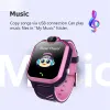 Orologi Gaming Smart Watch for Kids 8 Giochi 2g Chiama IP67 Waterproof Blue Pink Kid Watch