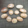 Peach Moonstone Palm Stones Piedras Natures Y Minerales Stones and Crystals Natural Gemstone Healing Reiki Modern Home Decor