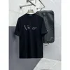 Summer Men's Shirt Designer T-shirt Cotton Loose Casual T-shirt Letter Tryckt Kort ärmskjorta Fashion Hip Hop Street Clothing T-shirt 858