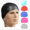 Swimming Cap Silicone Women Men Waterproof Colorful Adult Long Hair Sports High Elastic Adults Swim Pool Hat