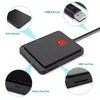 Hot Sales USB 2.0 Smart Card Reader Memory per ID Bank SIM CAC ID Card Cloner Connector Adapter per Windows XP Windows 7/8/8.1/10