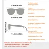 Складные солнцезащитные очки Персонализированные и модные солнцезащитные очки Солнца защита летние роскошь и поляризованные очки 240410
