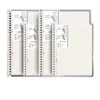 Carnet de couverture transparente Inner Planner Planner Binder Notage de journal Fourniture de l'école