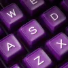 Tillbehör echome lavendel tema keycap abs twocolor gjutning lila frost genomskinlig tangent cap sa profil tangent cap för mekaniskt tangentbord