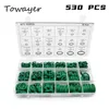 225/270/530st Silicone Rubber O-Rings Kit NBR Tätning O Rings Packning Reparation Kit Faucet Waterproof O Ring Rubber Set Sortment Sortment