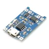 TP4056 + Protection Double fonctions 4.2V 1A Micro USB 18650 Lithium Battery Charging Board Charger Module