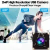 Webcams MJPEG 90FPS 1920 * 1200 webcam aptina ar0234 Color Capteur sans distorsion d'objectif mondial module de caméra USB