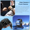 Watches Rogbid Model X 4G Smartwatch Men 2,1 tum 400*454 HD 1050mAh 13MP Camera GPS WiFi Ceramic Android Smart Watch Women