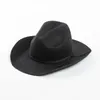 Bérets à la mode décontractée Lacet Up Wide Brimd Jazz Hat avec des bords renversés pour les achats en plein air et le haut chaud