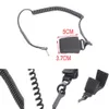 Molle Tactical Anti-Lost Elastic Rope Rope Military Spring Safety Strap Gun Rope for Key Ringチェーン懐中電灯アクセサリー