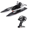 1 Conjunto Mini RC Racing Boat 2.4g Modelo elétrico Toys Hovercraft Entertainment resistente à colisão de brinquedos