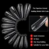 Multi Nail Forms Quick Building Gel Polish Molds For Extending Tip Acrylic Sculpted Nail Art DIY Manicure Tools Equipment