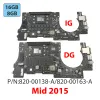 Moderkort Original A1398 Moderkort för MacBook Pro Retina 15 "A1398 Logic Board I7 8GB 16GB 2012 2013 2014 2015 år