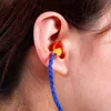 Bouchons d'oreille bouchons en silicone en silicone étanche bouchons d'oreilles réutilisables protéger les bouchons d'oreille de sécurité