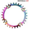 30T Cranket de cigüeñal 104 mm BCD MTB Bikes de montaña Bicicleta Cadena de disco DISPIL