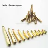 25pcs Solid Brass Copper M3 Hex Column Standoff Support M-F F-F Male-Female Female Spacer Screw Bolt Nut PCB Board M3x5-40+6mm