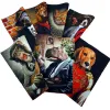 6pcs/lot quilting Court Cats Hand Dyed Painting Design Design Design Designative Paintings Cats Fabric Diy Fabric Gentleman 15*20cm