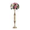 Imuwen Gold Flower Rack Rack Metal Vase Table Centerpeece Event Road Lead Deved Decor Home Craft IM885