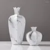 Vases en céramique Vase Marbing Pomegranate Fleur d'artisanat Arrangement d'ornements moderne Décoration de maison moderne