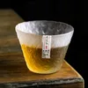 Japansk stil handgjorda disiga snökristall Brandy Snifters Whisky Shot Glass Hammer vinglas Cup Whisky Tumbler Sake Bowl