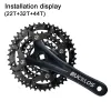 27S 30S MTB kettingwiel 104/64bcd Bicycle Chainring 22T 24T 32T 42T 44T 44T Single/drievoudige kettingring 3x9s 3x10s Crankset Onderdeel