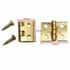 20/50pcs mini metal hinges 8x10mm golden decorative door hinges wooden gift jewelry box hinges accessories furniture hardware na