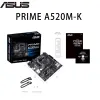 마더 보드 New AMD Ryzen 5 5600+ASUS Prime A520MK 소켓 AM4 마더 보드 DDR4 64GB PCIE 3.0 M.2 SATA 6 GBPS A520 메인 보드 AMD CPU SUIT