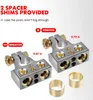 Universal Car Battery Terminal Connectors Kit 1 Pair Automobile Audio Modified Battery Clip Post Clamp 2/4/8/10 AWG för Auto